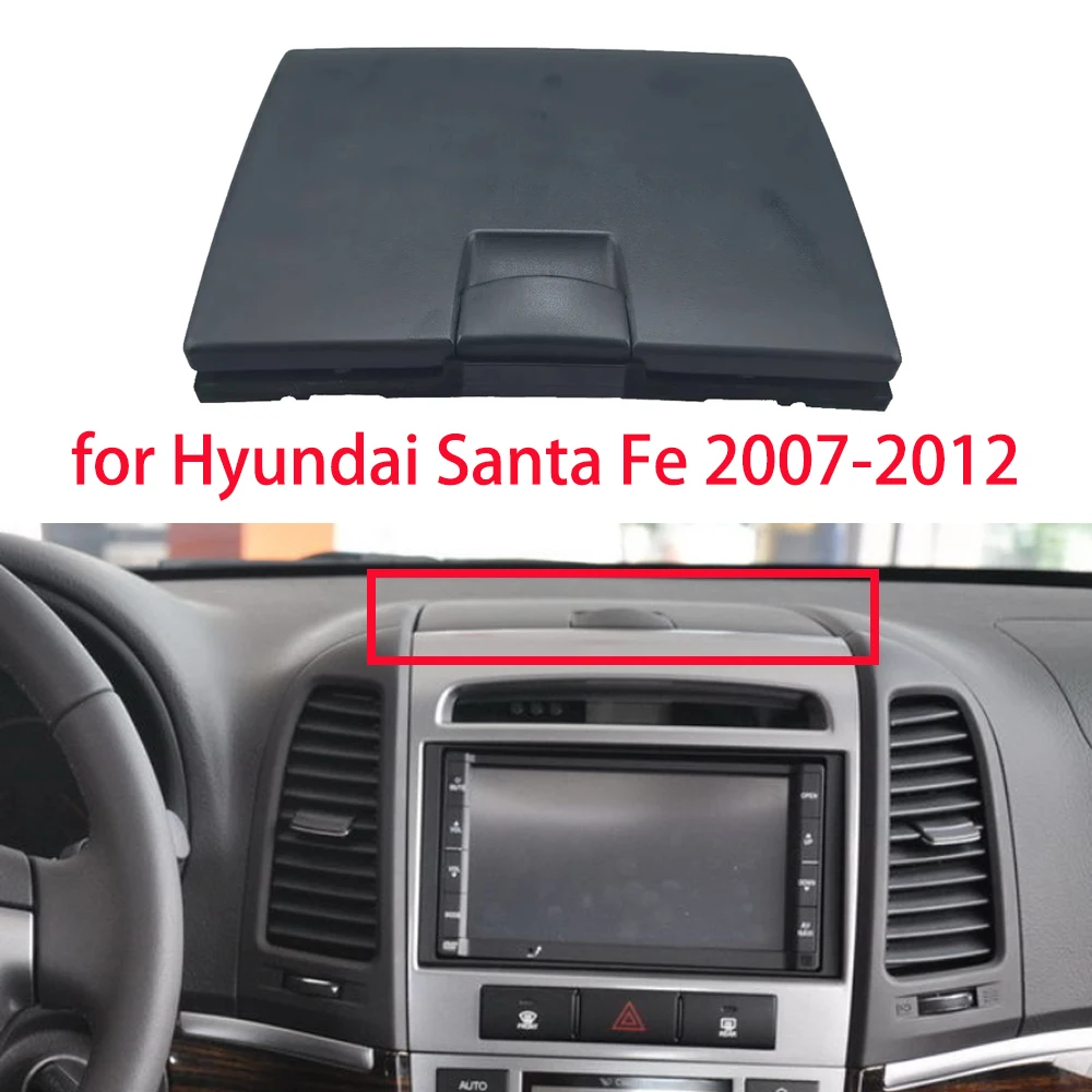 Car Dashboard Central Storage Box Suitable for Hyundai Santa Fe 2007-2012 Dashboard Radio Cover Top Instrument Storage Box