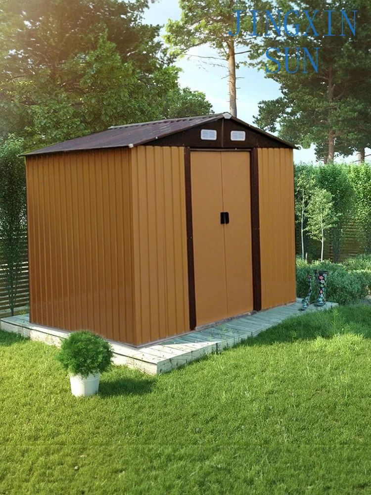 Outdoor simple tool garden storage courtyard utility movable board room combination