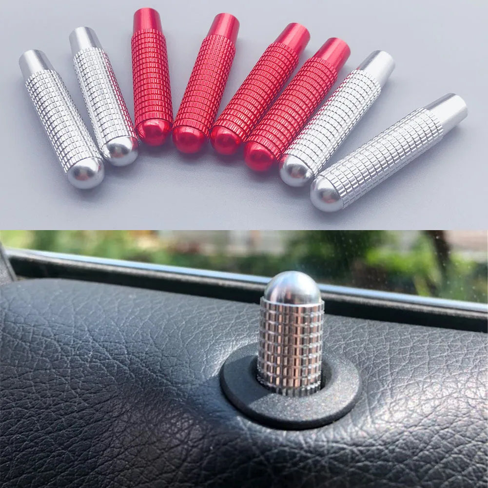 

For Mercedes Benz C W205 GLC GLE E W213 CLA GLA A Class Modified Aluminum Alloy Car Door Bolt Lock Pin Doors Bolt Accessories