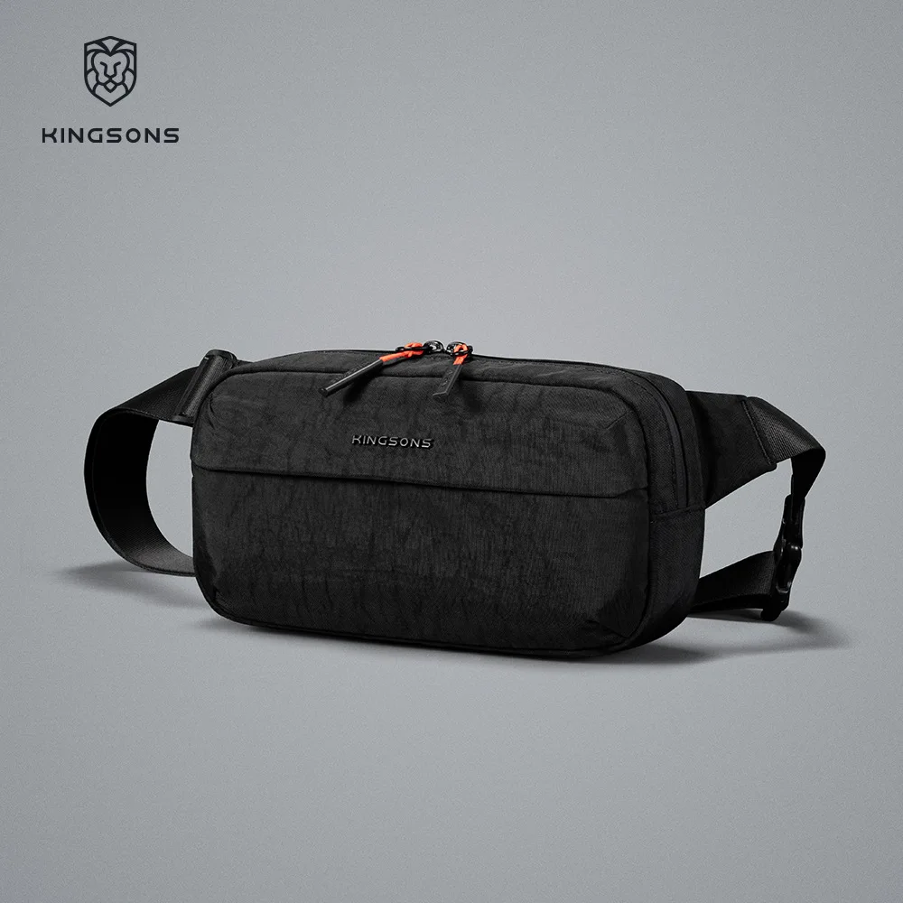 Kingsons Urban Ride Lite Sling Men Women Chest Bag Small Crossbody Bag 420D Nylon Waterproof Minimalist Travel Light