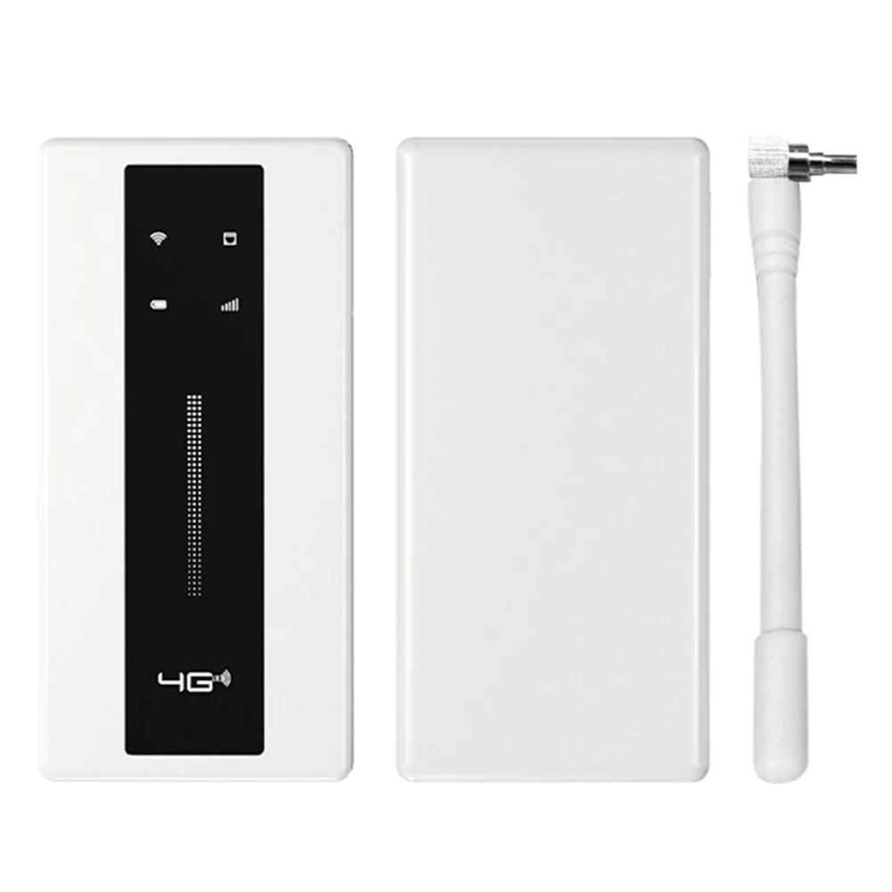 4G LTE موبايل راوتر محمول Type-C USB هوت سبوت 10000mAh 150Mbps مع هوائي خارجي مؤشر LED 4G موزع إنترنت واي فاي