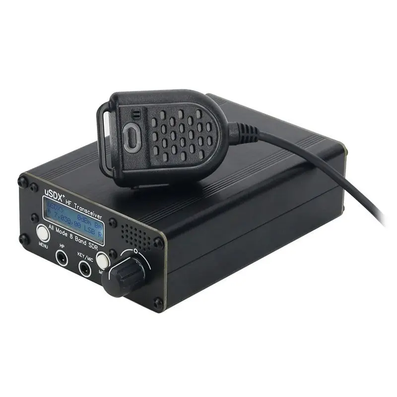 New  USDR USDX+ Plus V2 10/15/17/20/30/40/60/80M 8 Band SDR All Mode HF SSB QRP Transceiver  + 4000Mah Battery