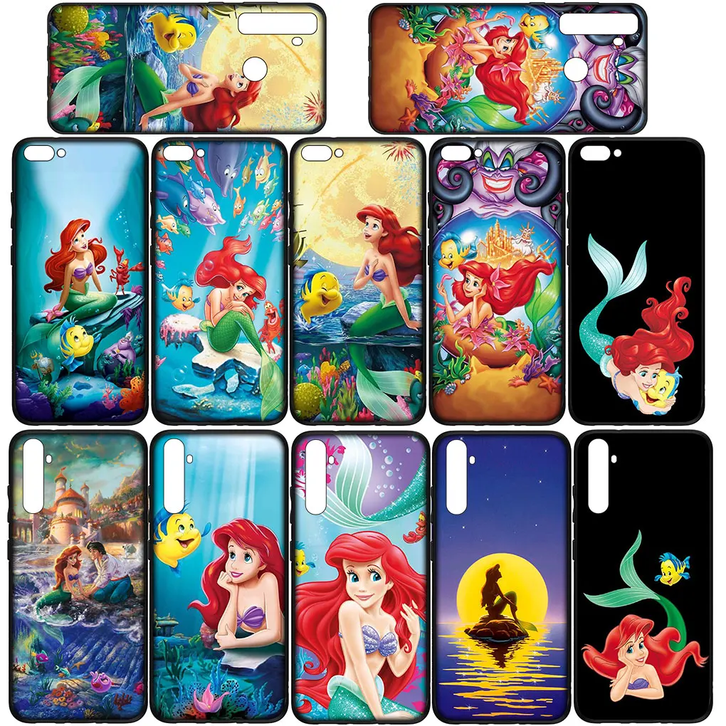 Princess The Little Mermaid Ariel Phone Case for Xiaomi Redmi Note 11 10 9 8 Pro 9S 10S 11S 9A 9C 9T 10A 10C 8A 7A A