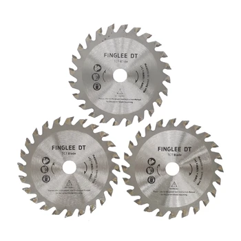 FINGLEE 75/85/100mm 4 pulgadas TCT carpintería Mini hoja de sierra Circular disco de corte de plástico acrílico uso General para madera