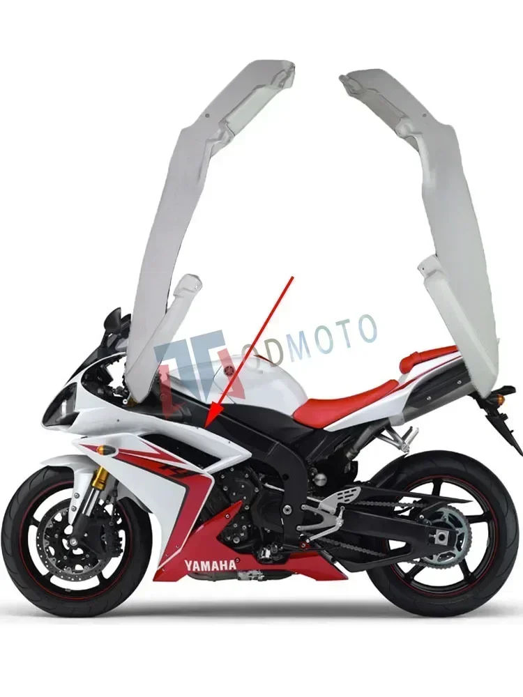 

For Yamaha YZF-R1 2007 2008 Unpainted Body Lleft and Right Side Upper Cover ABS Injection Fairing Motorcycle Accessories