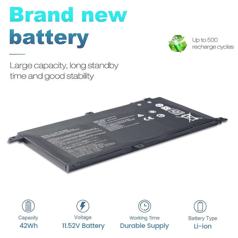 B31N1732 Laptop Battery for ASUS VivoBook S14 S430FA S430FN S430UA X430FA X430UA X571GT FX571GT F571GD 11.52V 42Wh with Tools