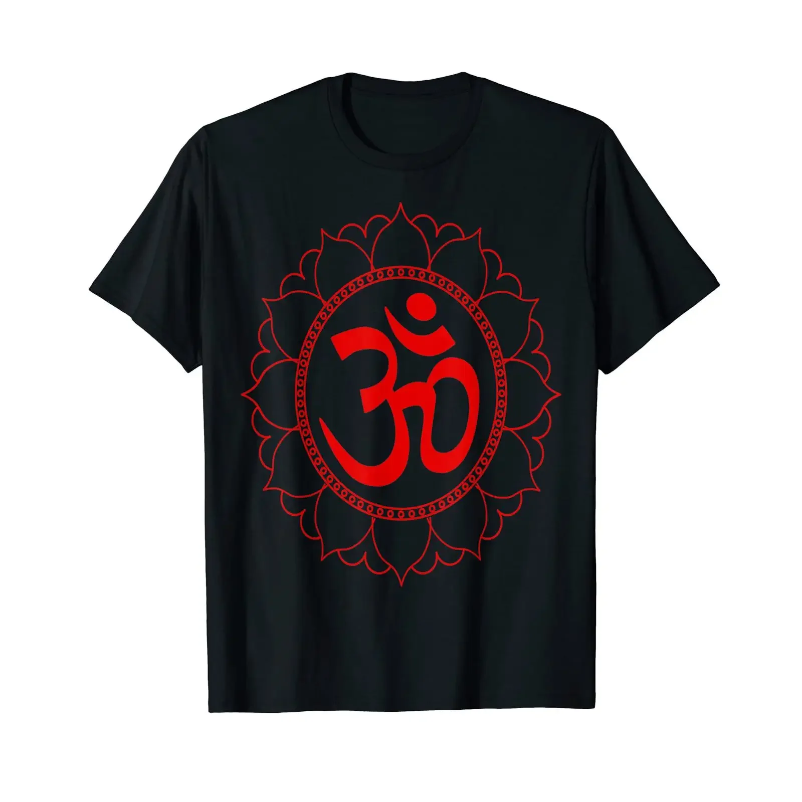 OM T shirt gift yoga spiritual mandala Meditation charm vintage Washed Top For Everyday Wear homme Unisex Comfortable Stylish