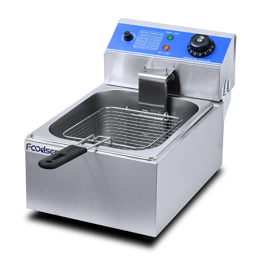 

Stainless Steel Electric Deep Fryer With Single Tanks For Home