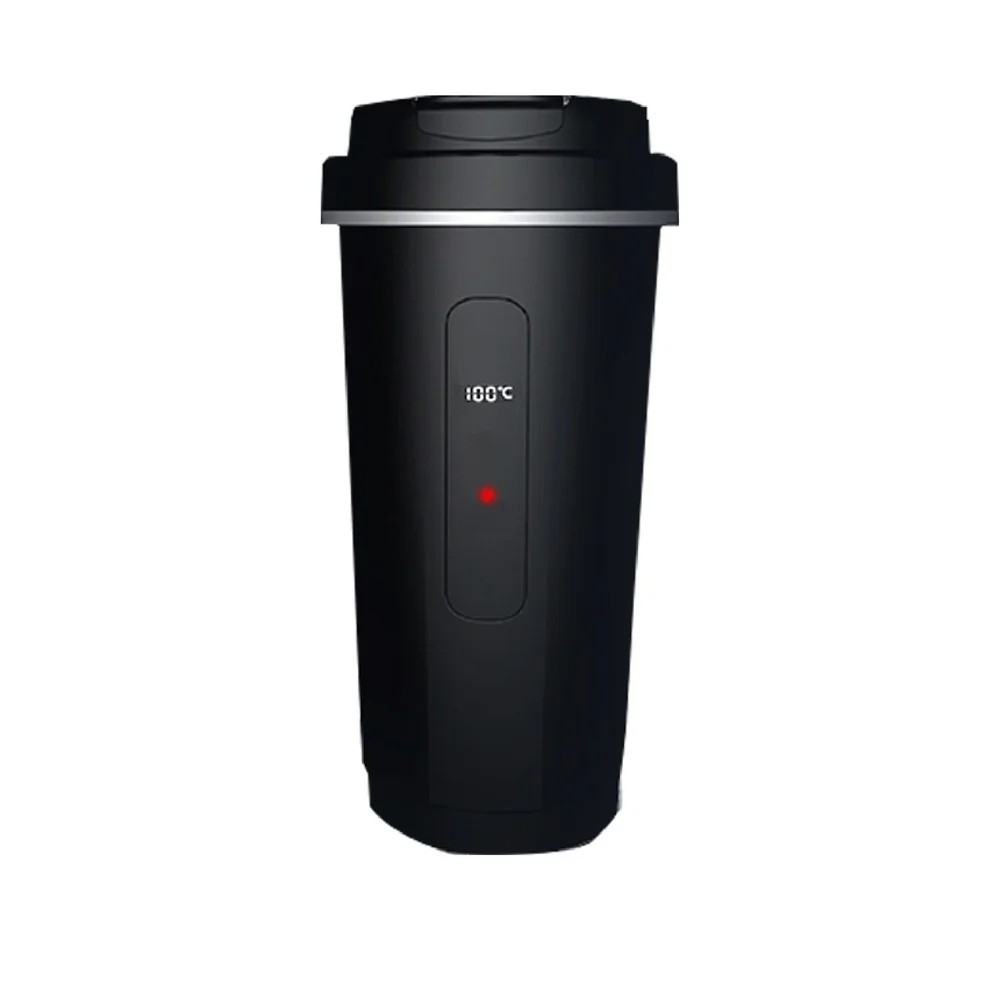 Heating 12V 24V Car Kettle with Leak Proof Stainless Steel Body and Multi Temperature Control for Travel Use 500ml
