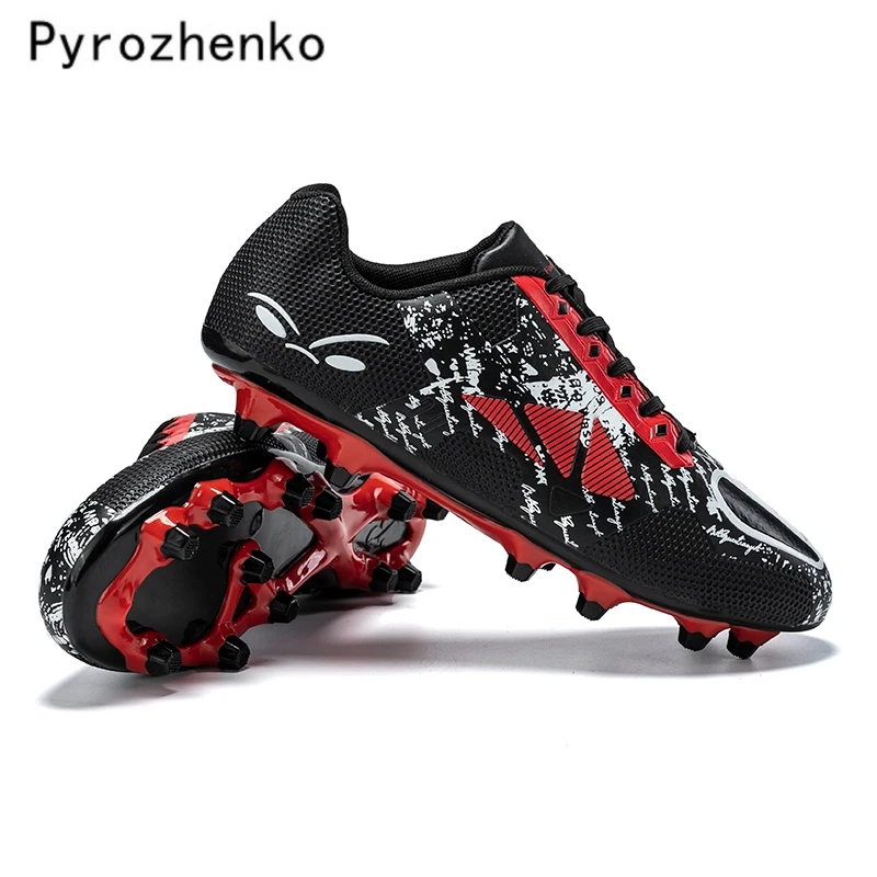 

Men Soccer Shoes Kids Football Boots Women Breathable Soccer Cleats Antiskid Chaussure Football Shoes Cleats Outdoor Sneakers