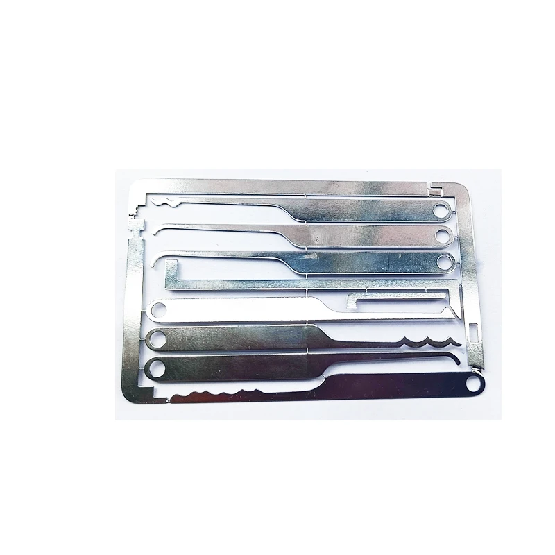 New Bon Courage Kyreal Credit Card Pocket Size Wallet Polished Stainless Steel 0.6MM Thickness Lock Tools Locksmith Tools