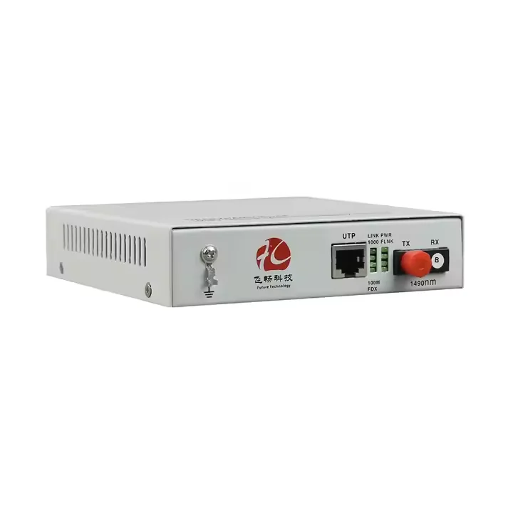 Convertitore multimediale FE 100base-T1 di alta qualità Convertitore Ethernet su fibra ottica Trasmissione a lunga distanza