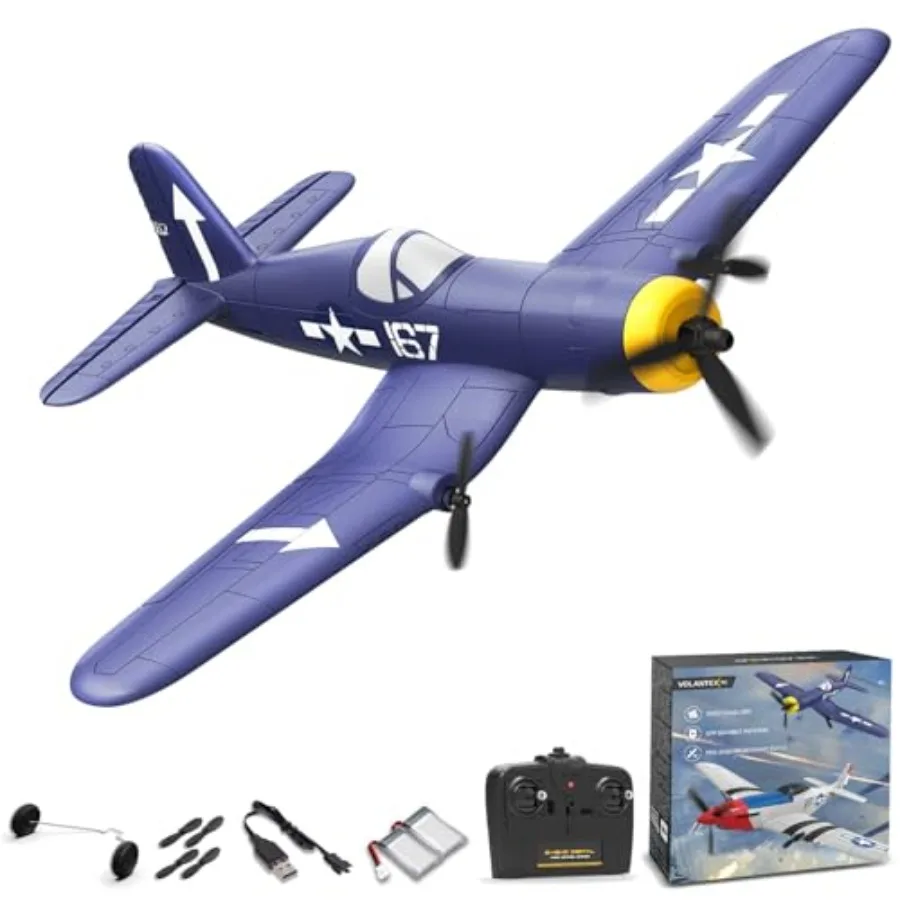 

RC Plane for outdoor flying, EPP foam material, gray color, 2.4GHz 6-axis gyro stabilization ensures easy control and stable fl