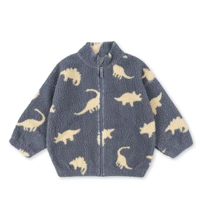 2026 KS Brand Winter Baby Girls Boys Lambswool Cherry Jackets Kids Clothes Boys Sequin Cartoon Outerwear Children's Coats 1-9Yrs - Image 21