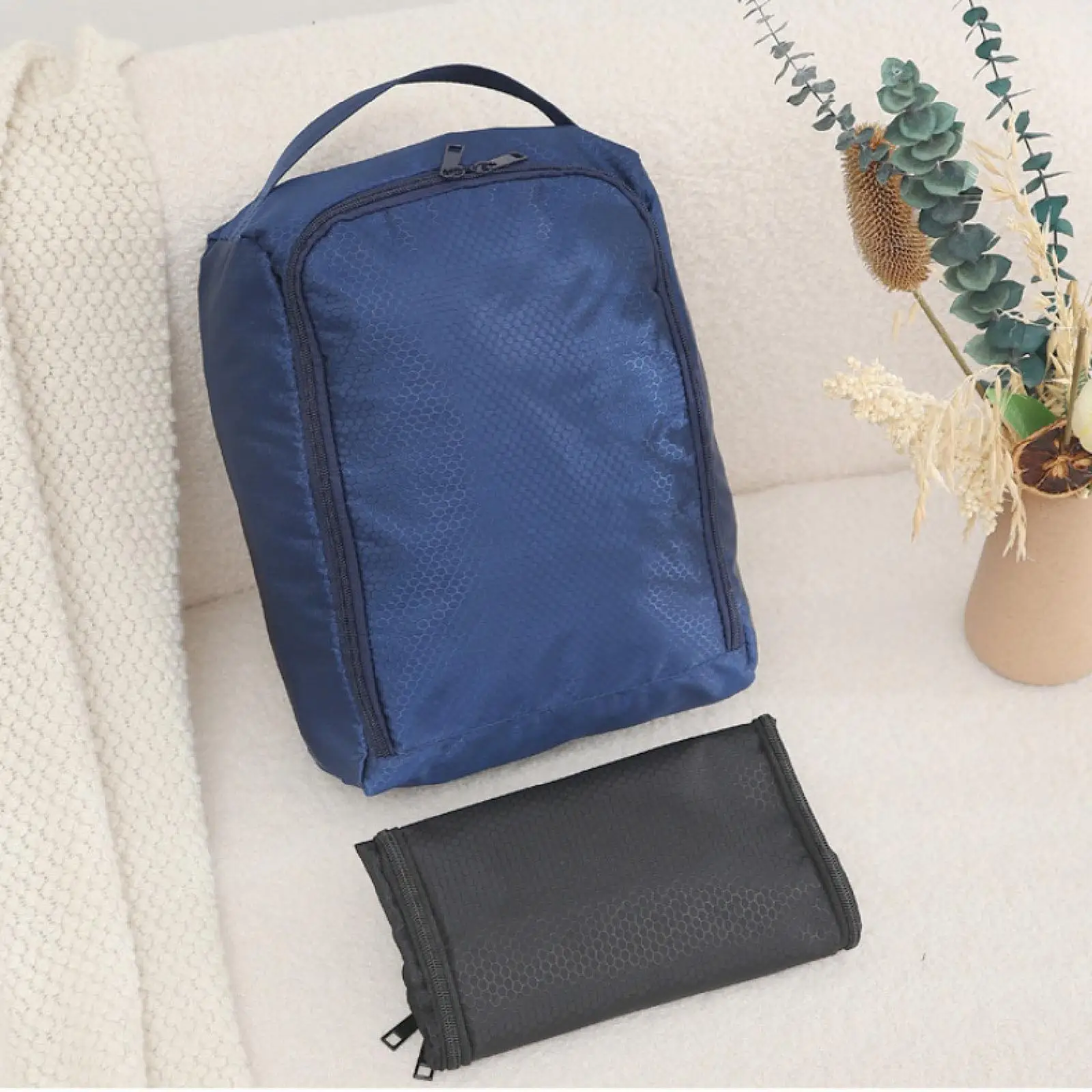 Golf Sport Shoe Bag Ventilated Oxford Cloth Storage Organizer for Golf Accessories Kit for Gym and Hiking