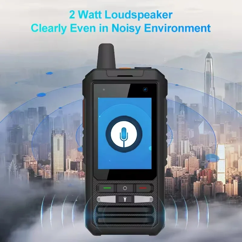 

F80S Long Range 4G LTE Two Way Radio Smart Mobile Phone Portable Android 10 Zello PTT POC Handheld Walkie Talkie with SIM Card