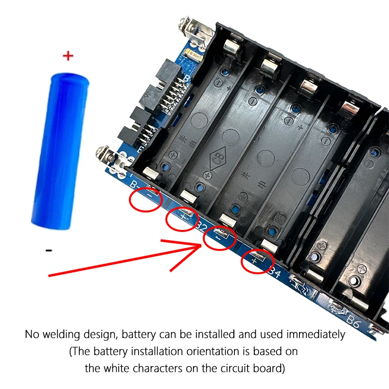 36V 10S 전원 벽 18650 배터리 팩 10S BMS 리튬 이온 리튬 18650 배터리 홀더, BMS PCB DIY Ebike 배터리 10S 배터리 박스