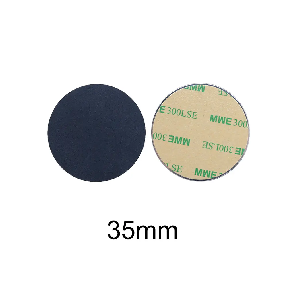 JCD 10 stücke Schwarz Magnetische Metall Platte Für Auto Telefon Halter Universal Eisen Blatt Disk Aufkleber Halterung Handy Magnet stehen