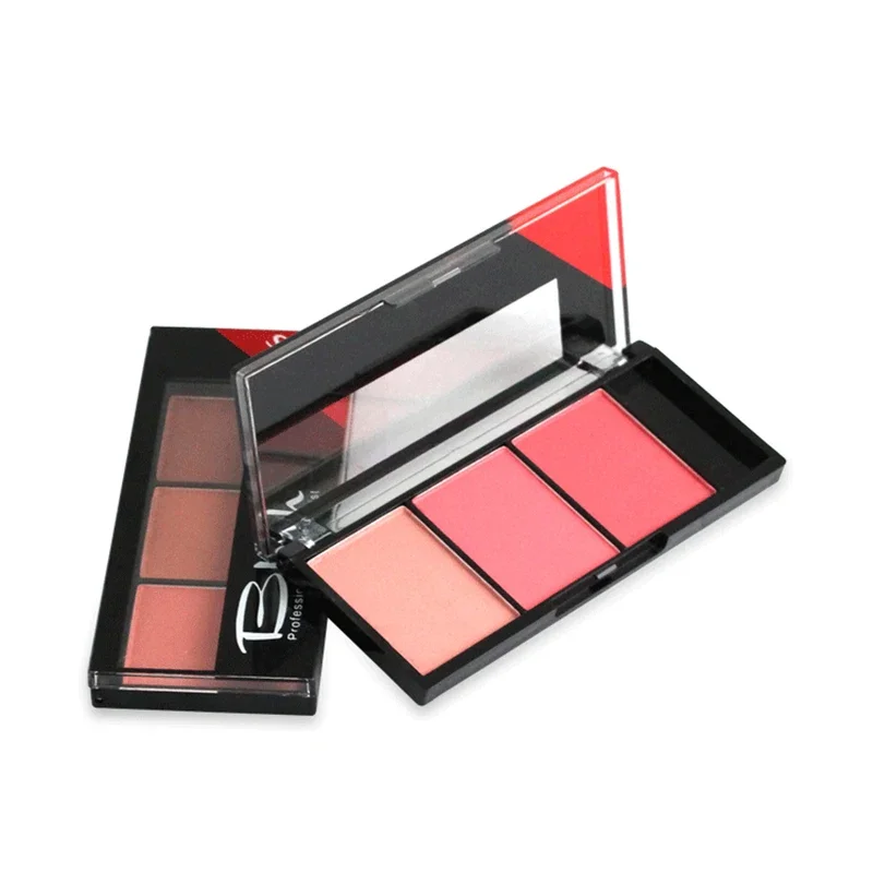 Face Blush Palette แผ่นผสมแป้งธรรมชาติ Rouge ผู้หญิงแต่งหน้า Face Blusher Powder Cheek Tint Rouge เครื่องสําอางผู้หญิง