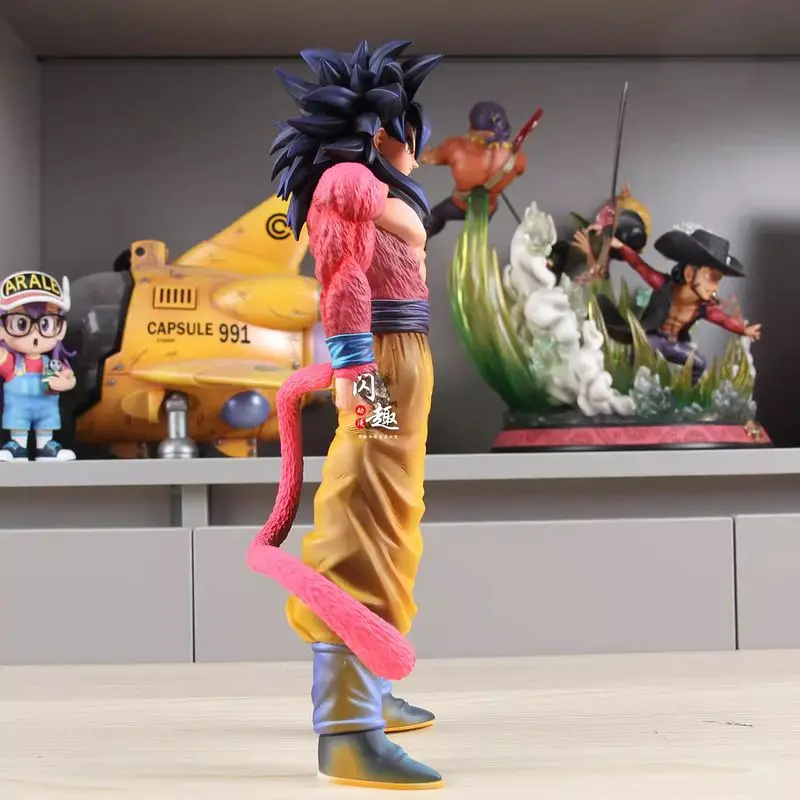Dragon Ball Z Son Goku modelo Anime DBZ Super Saiyan 4 figuras de acción de juguete 28cm Manga SSJ4 estatuilla PVC GK estatua adornos regalo