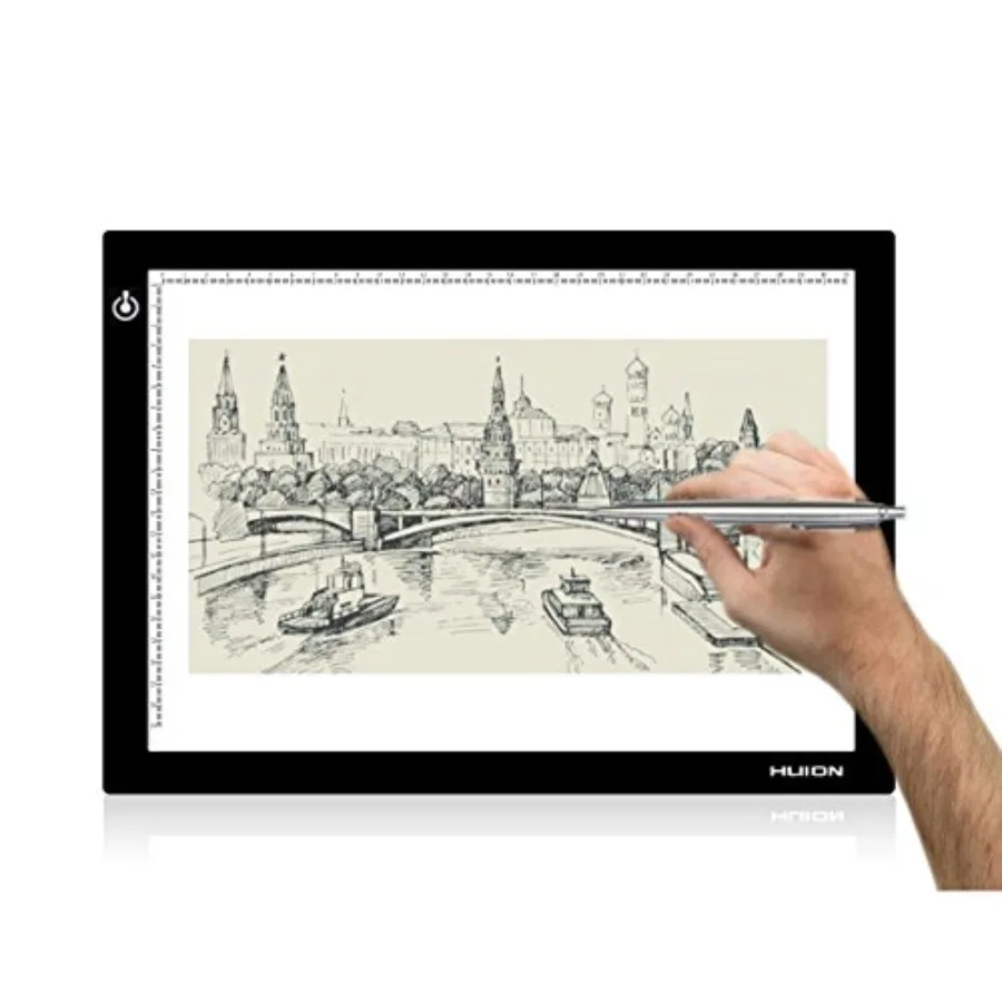 

L4S LED Light Box A4 UltraThin USB Powered Adjustable Light Pad for Tracing