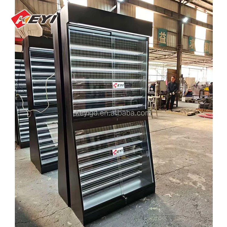 Factory Clear Acrylic Metal Trading Card Display Cabinet Collectible TCG Baseball Sports Card Case Glass & Wood Display Rack