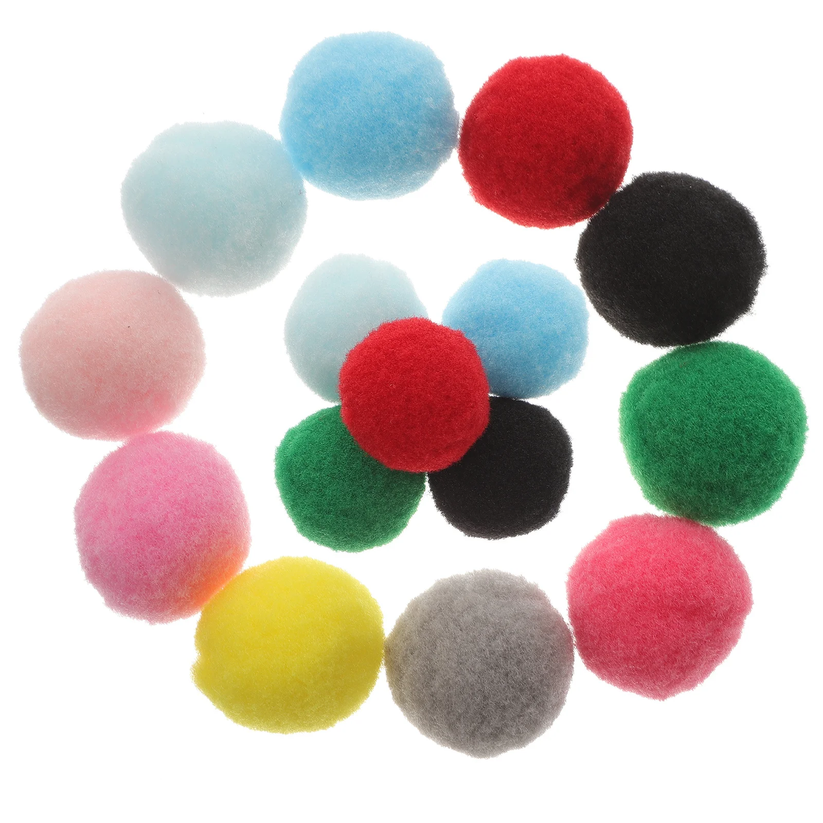 150 قطعة لتقوم بها بنفسك كرات Pompom الحرفية متعددة الأغراض البوليستر بوم بومس للأحذية قبعة الملابس الديكور مشاريع فنية الملابس ديكور الدعامة #6