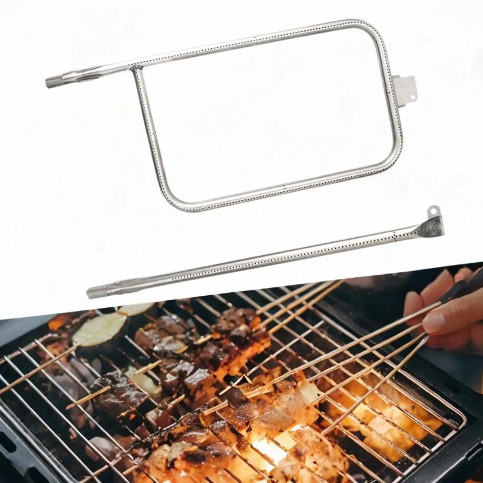 

Burner Tube Grill Burner Tube Replacement Accessories Pipe Sturdy Outdoor Gas 65032 Burner Stainless Steel Burner Pipe Tube