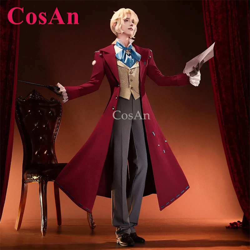

CosAn Game Identity V Composer/Frederick Kreiburg Cosplay Costumes Original Skin Handsome Uniform Halloween Role Play Clothing
