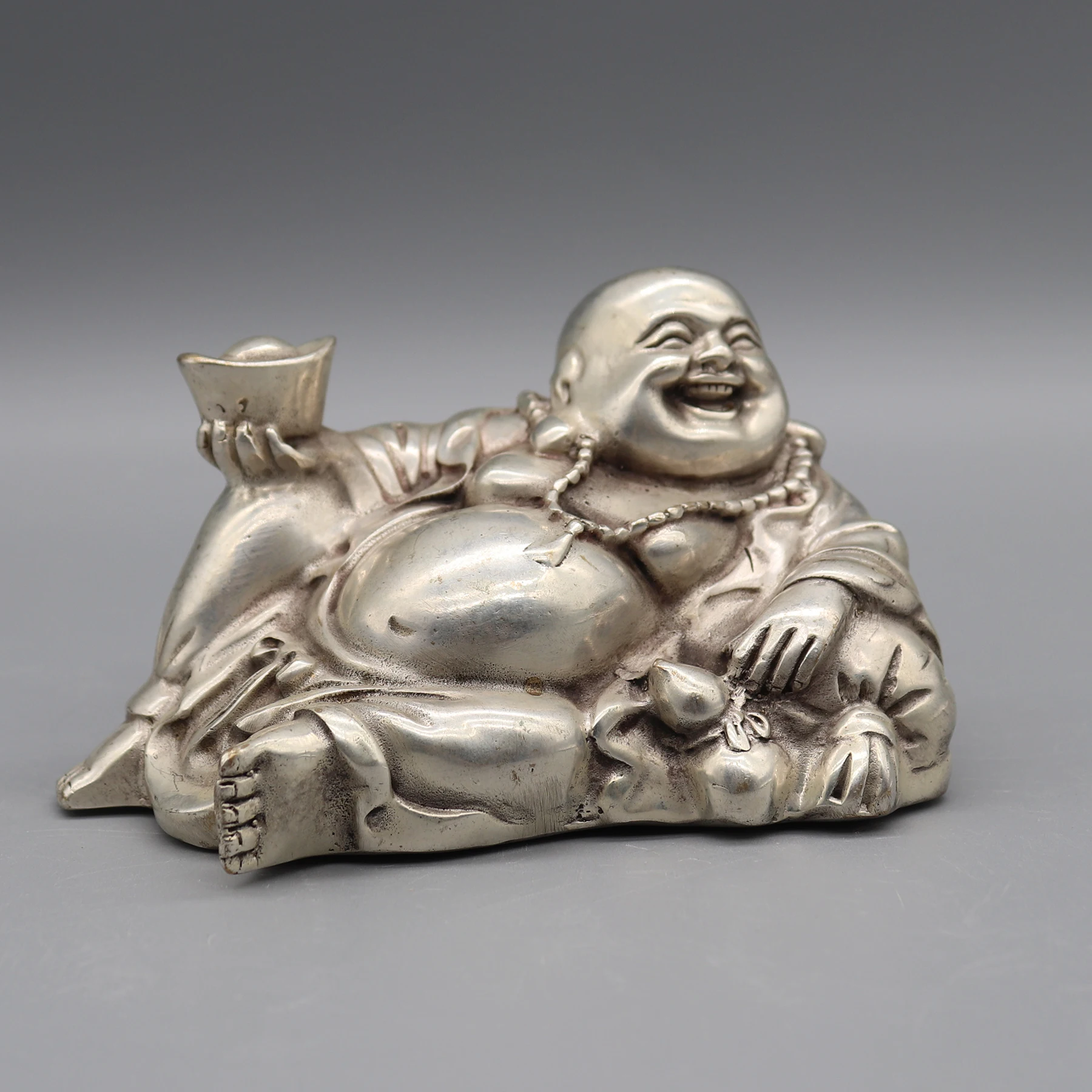 

Smiling buddha statue, Cupronickel material