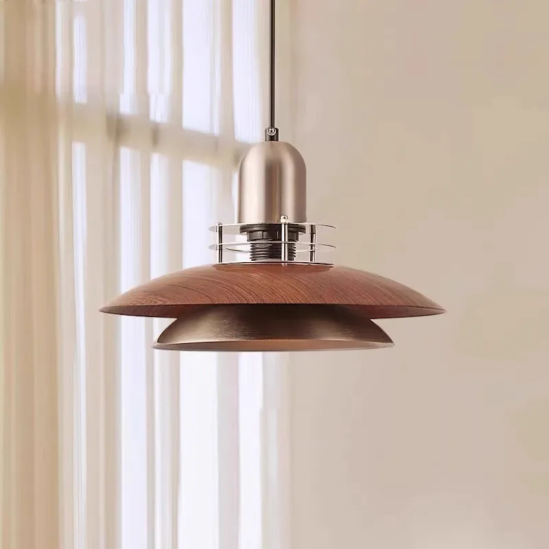 

Restaurant UFO Lighting Vintage American Eye Protection Bedroom Wabi Sabi Wind Dining Room Bar Chandelier