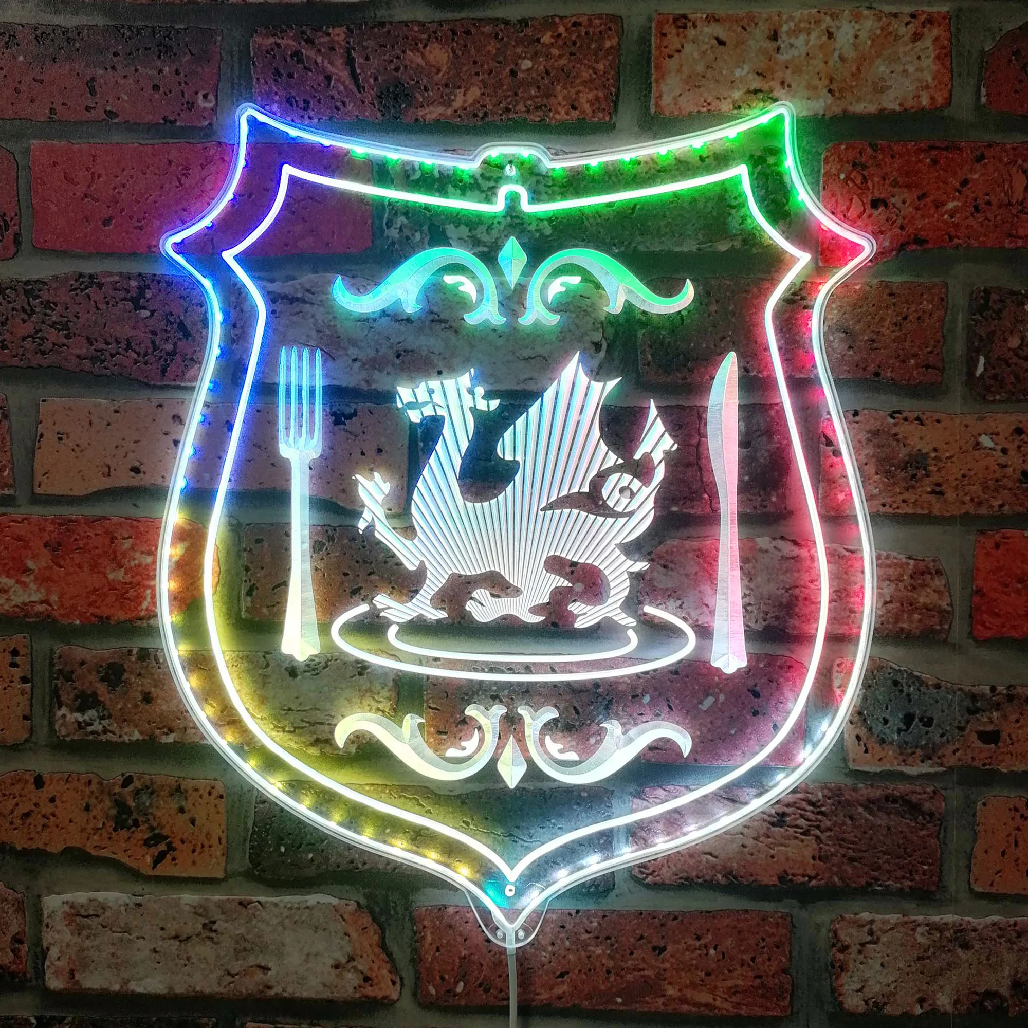 

Dungeon Meshi Emblem Neon LED Sign, Gamer Night Light LED Sign, Game Room Neon Sign