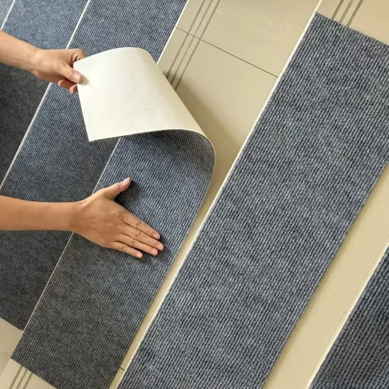 1pcs Anti slip stair treads,Stair Runners Non Slip, Absorbing Stair Treads Stair Rugs , Elderly, Reusab