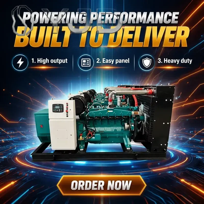 20kva 50kva 50kW Biogas Generator with 95% Efficiency Water Cooling & Fins 400/230V 50/60Hz 24V DC Electric Start