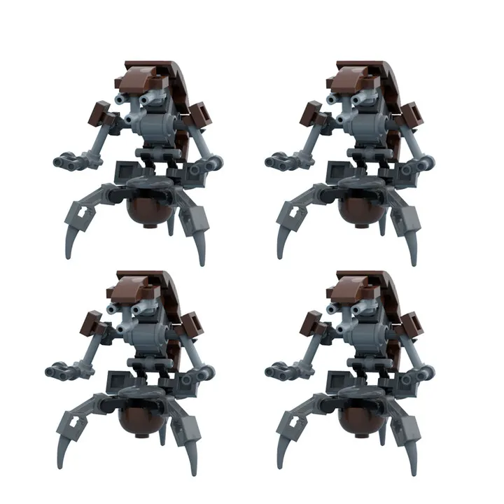 Gobricks Moc Destroyer Roboter-Bausteine Destroyedroid Strange Role Modell-Sets von DIY-Spielzeug, 47-teilig, Geschenk für Kinder 4