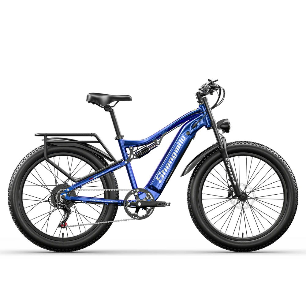 

NEW Arrival US EU Shengmilo MX03 48V 500w Electric Bike 15Ah Long Rang Fat Tire Ebike BaFang Electric DirtBike Hybrid Bicycle