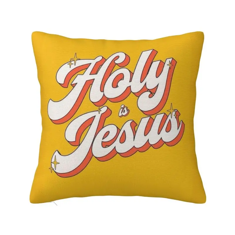 

Custom Jesus Church Square Pillow Cover Home Decor Cushion Cover Throw Pillow for Living Room Double-sided Printing
