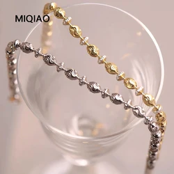 MIQIAO Italian Charm Bracelet High Quality Fine Jewelry 925 Sterling Silver Bracelets Women Bracelet 2024 Women's Hand Bracelets