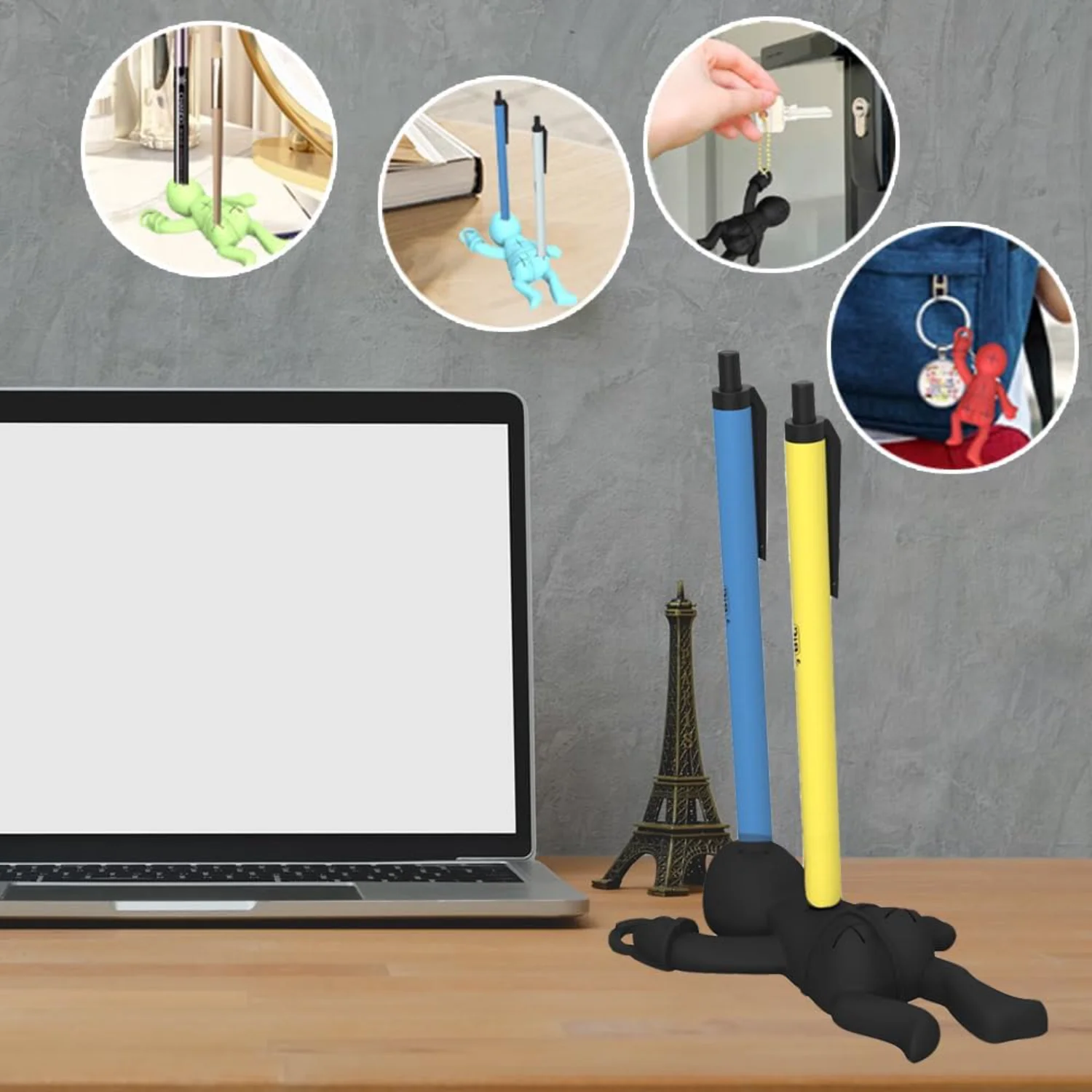 سيليكون مضحك مكتب حامل قلم مكتب حامل القلم الرصاص دبوس المنظم لطيف مكتب زينة مكتب مكتب الملحقات مضحك المفاتيح و