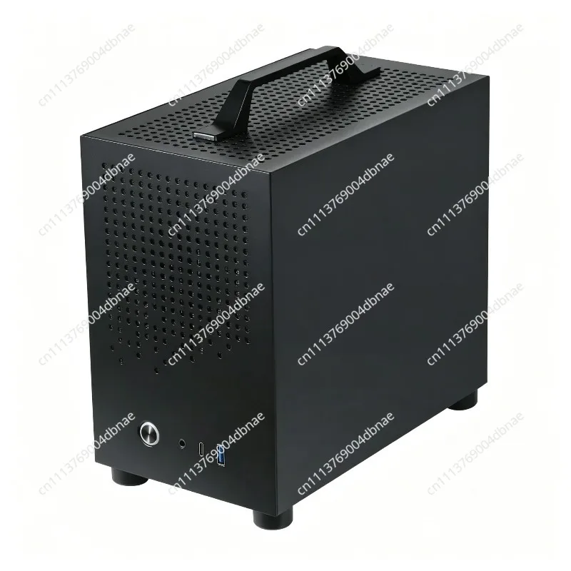Portable Desktop Mini PC Case Support Motherboard 21cm Graphics Card Compact Chassis