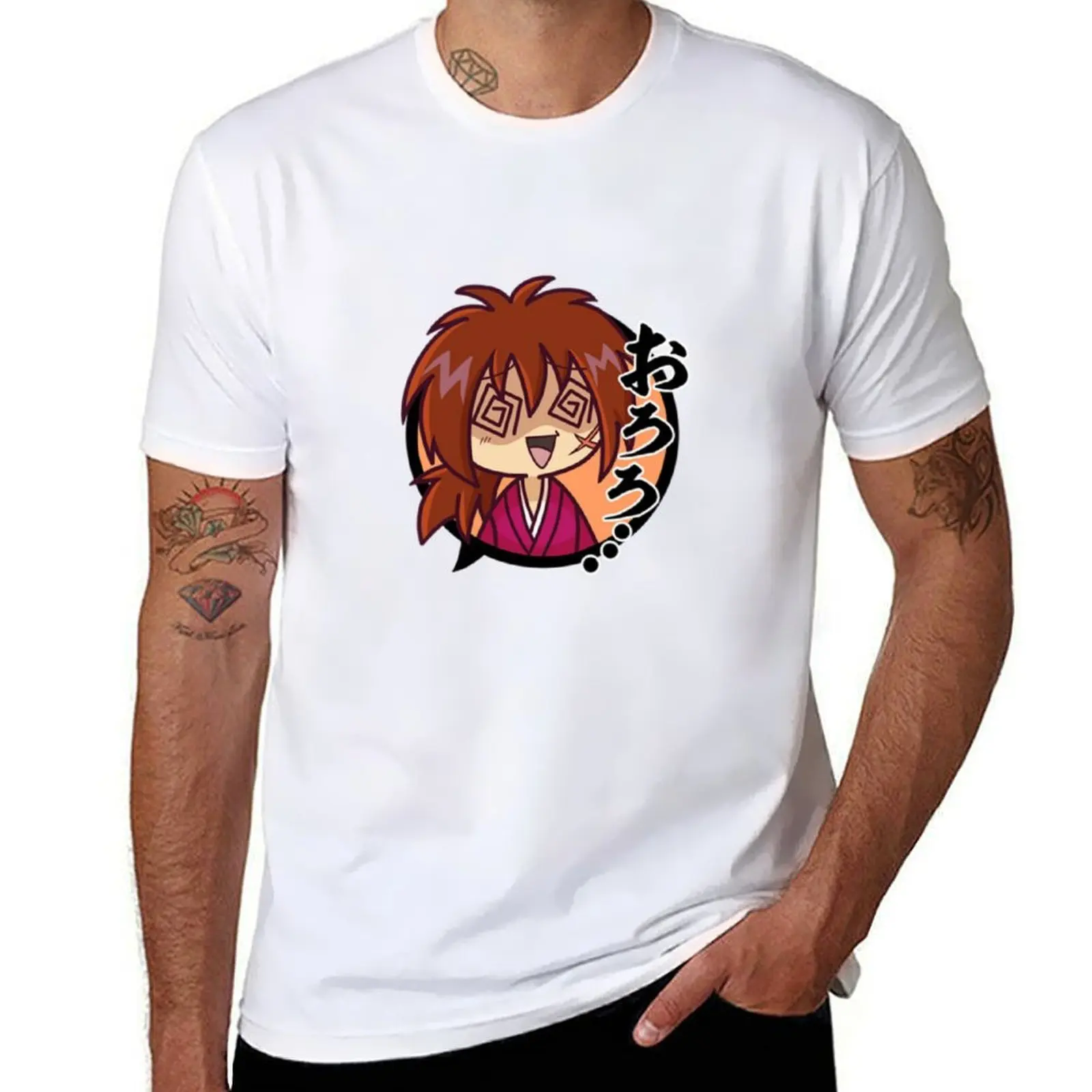 

Rurouni Kenshin T-Shirt man t shirt cotton man graphic t shirt T-Shirt