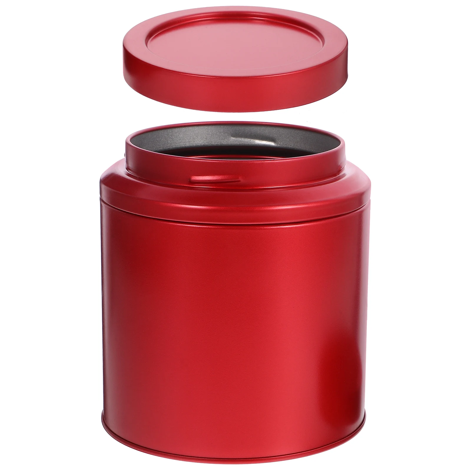 

Tea Canister Gift Box Airtight Lids Small Size Black Office Hotel Restaurant Travel Container Food Storage