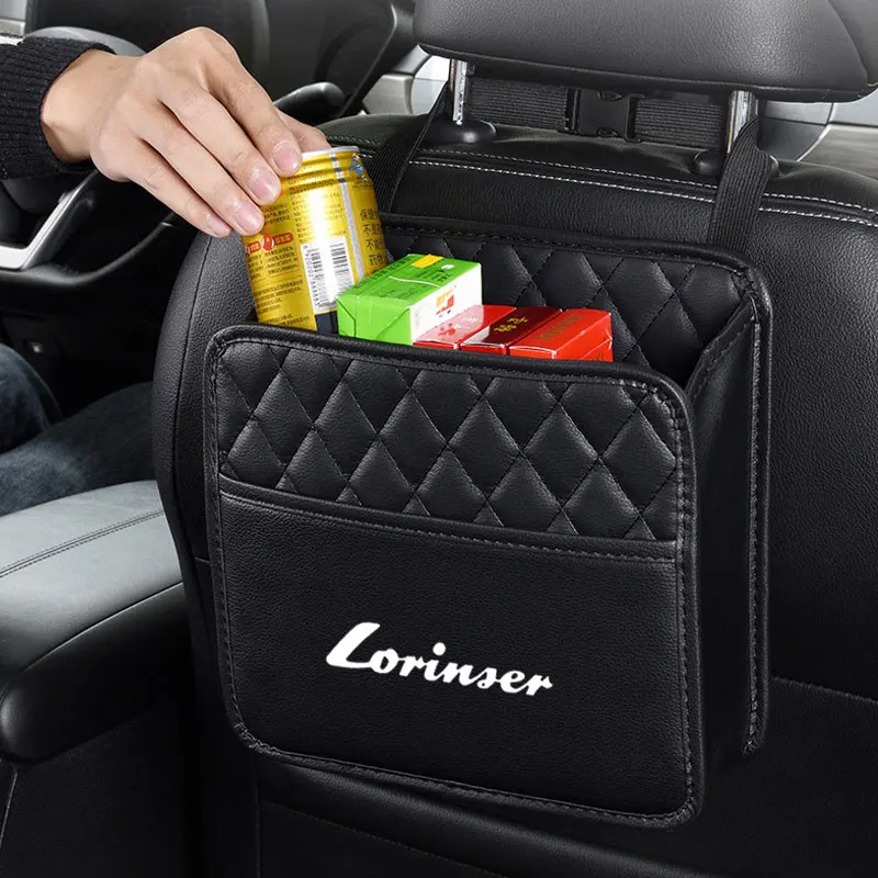 

Car Rear Seat Storage Box Leather Organizer Auto Interior for Lorinser Mercedes Benz LS560MX LX MS500 GS LS500 W211 Accessories