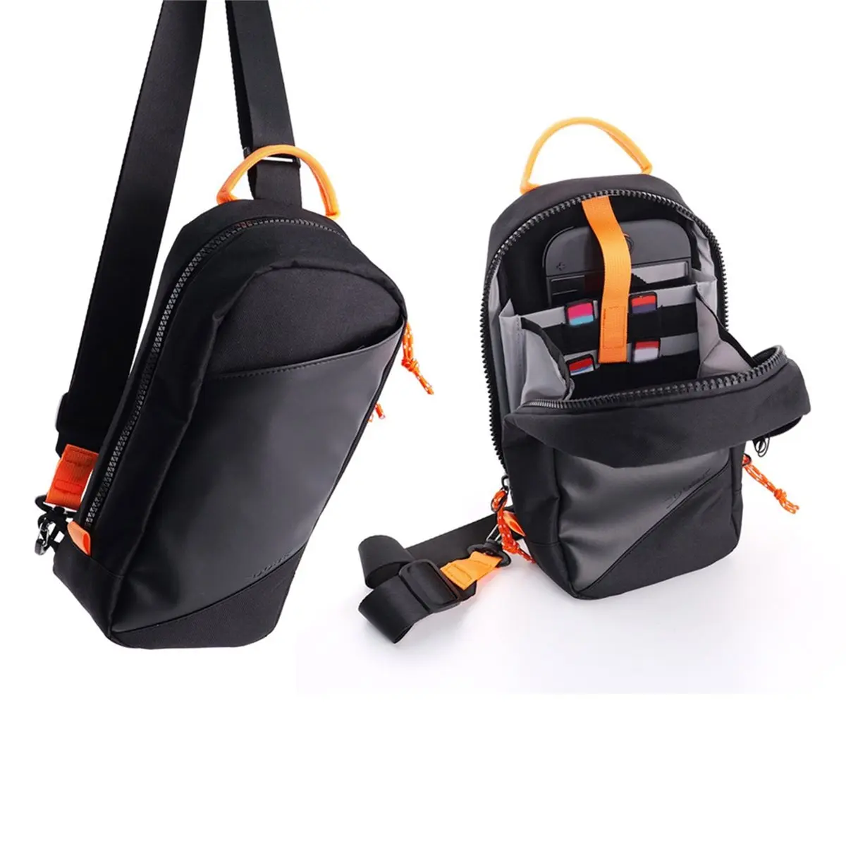 

Sling Crossbody Bag for 2/PS5Portal/ Ally/X Protective Travel Chest Carrying Game Storage Bag