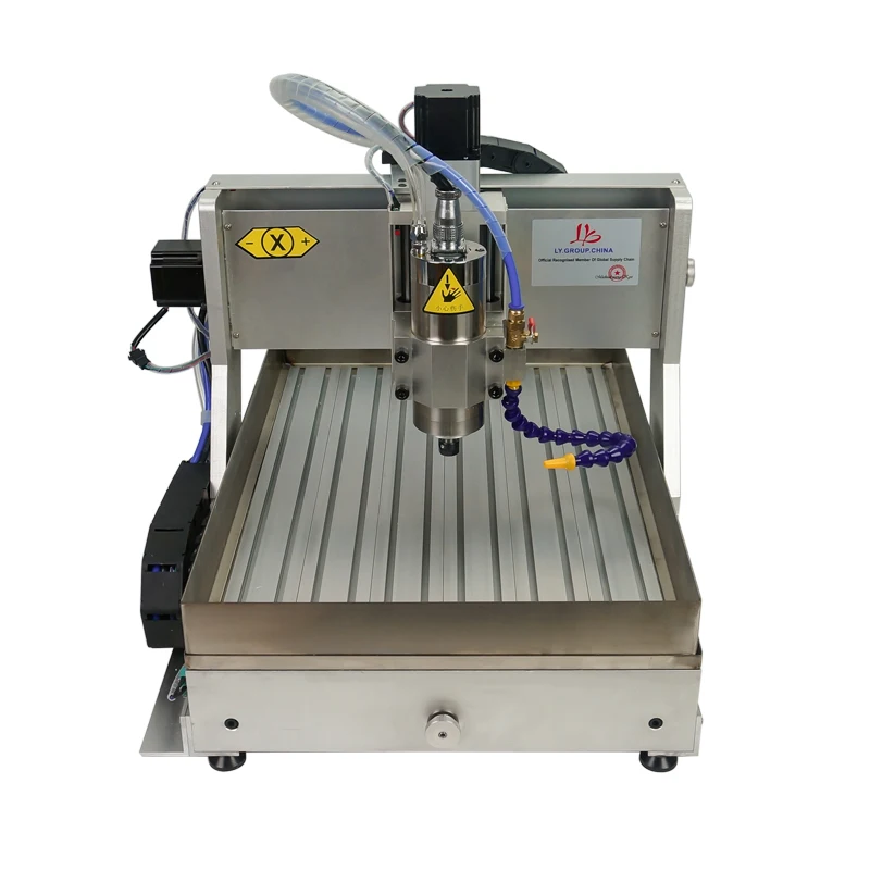 Router CNC Router 3 sumbu 4 sumbu, mesin pemotong penggilingan Pengukir Kayu logam Port USB 800W 1500W 2200W