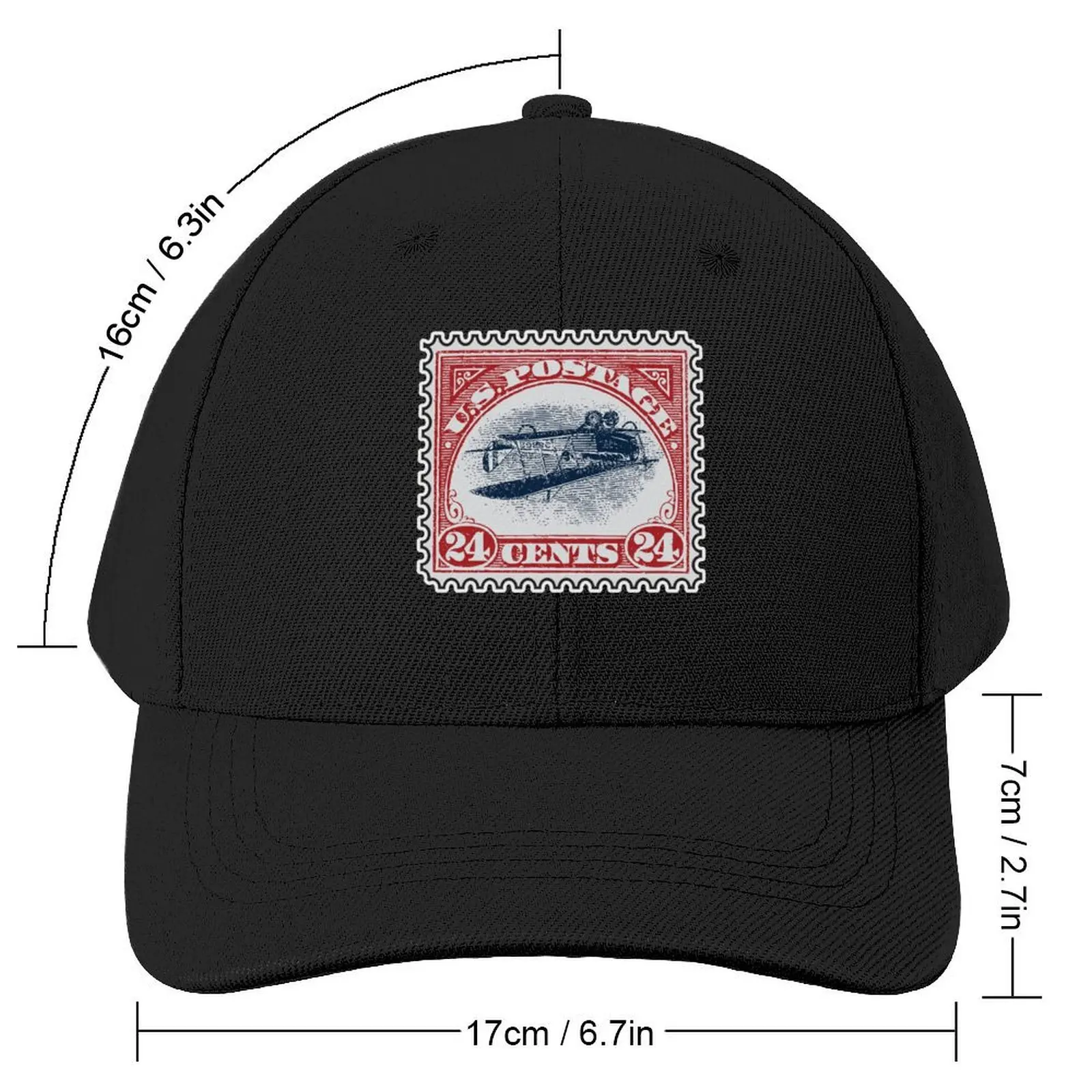 Inverted Jenny Baseball Cap Streetwear Christmas Hat Men Luxury Brand Women's