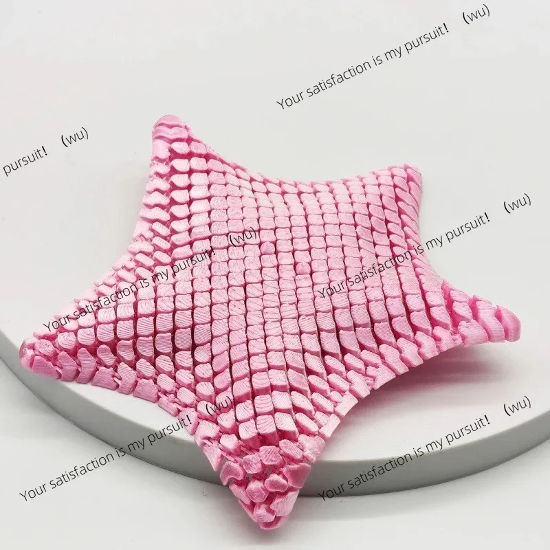 3D printed marine animal ornaments, movable joint decompression stall gifts