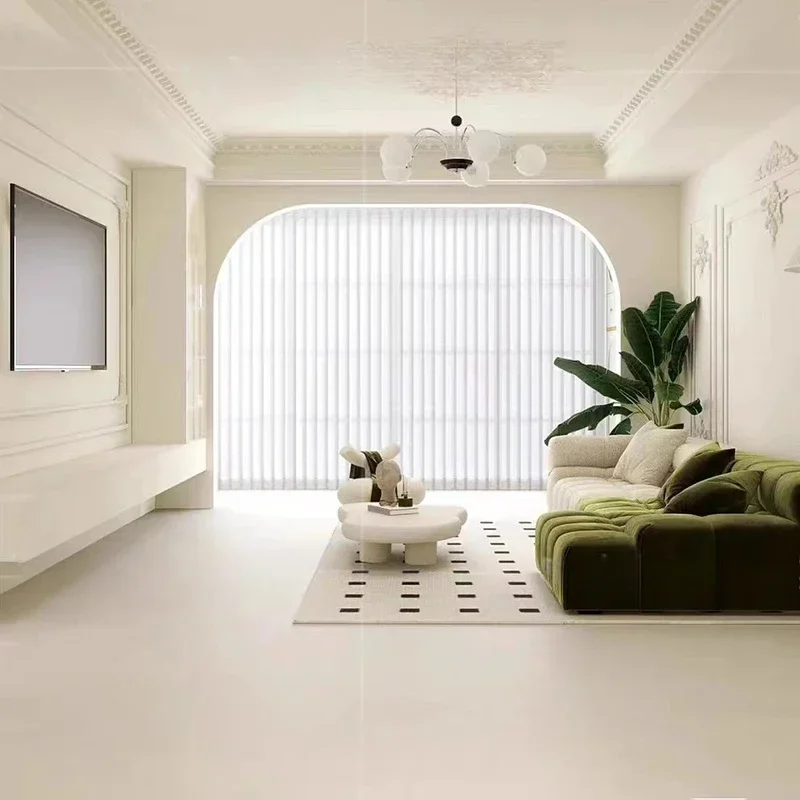 Simple module sofa fabric color matching tofu corner