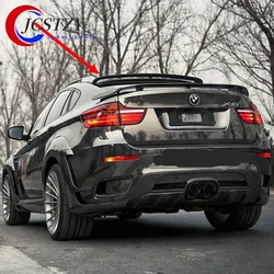 For BMW X6 X Series X6 E71 2014 2015 2016 2017 High Quality ABS Material Rear Spoiler Tail Trunk Wing Boot Lip Molding
