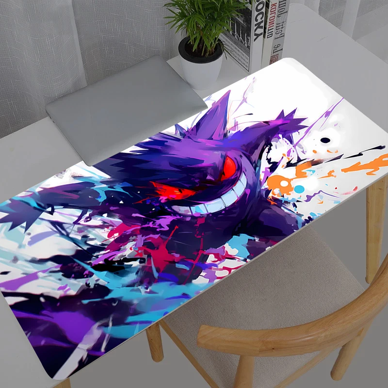 Tapis de souris pour ordinateur, tapis de souris de jeu, Pokemon Pikachu, grand tapis de souris, tapis de clavier pour gamer, tapis de bureau XXL pour PC, tapis de souris